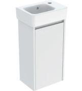 Тумба с раковиной Geberit Selnova Square 36х25 см ДСП белый матовый 504.130.00.1