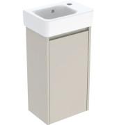 Тумба с раковиной Geberit Selnova Square 36х25 см ДСП песочно-серый матовый 504.130.DB.1