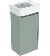 Тумба с раковиной Geberit Selnova Square 36х25 см ДСП зеленый шалфей матовый 504.130.IK.1