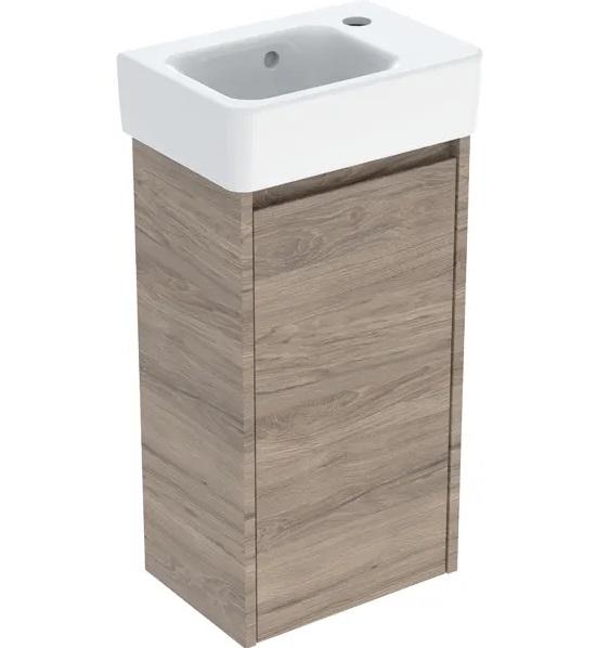 Тумба с раковиной Geberit Selnova Square 36х25 см ДСП орех гикори 504.130.JR.1