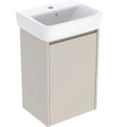 Тумба з раковиною Geberit Selnova Square 45х34 см ДСП пісочно-сірий матовий 504.131.DB.1