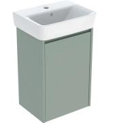 Тумба з раковиною Geberit Selnova Square 45х34 см ДСП зелена шавлія матова 504.131.IK.1