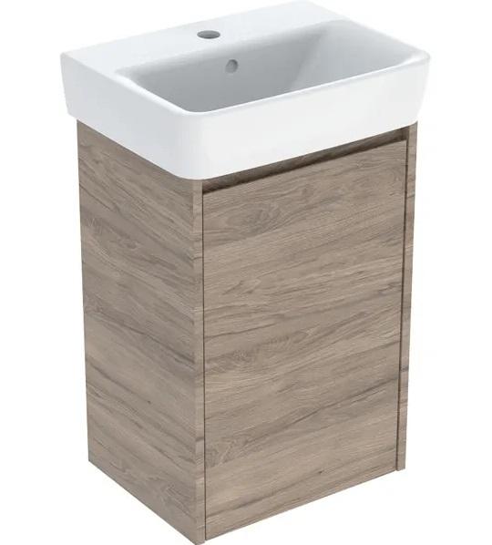 Тумба з раковиною Geberit Selnova Square 45х34 см ДСП горіх гікорі 504.131.JR.1