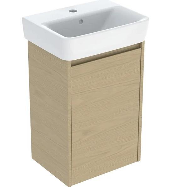 Тумба с раковиной Geberit Selnova Square 45х34 см ДСП дуб натуральный 504.131.PS.1