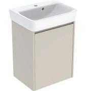Тумба с раковиной Geberit Selnova Square 50х38 см ДСП песочно-серый матовый 504.132.DB.1