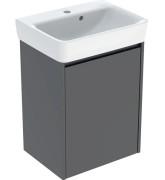 Тумба с раковиной Geberit Selnova Square 50х38 см ДСП лава матовая 504.132.JK.1