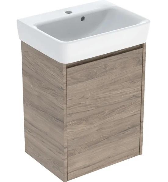 Тумба з раковиною Geberit Selnova Square 50х38 см ДСП горіх гікорі 504.132.JR.1