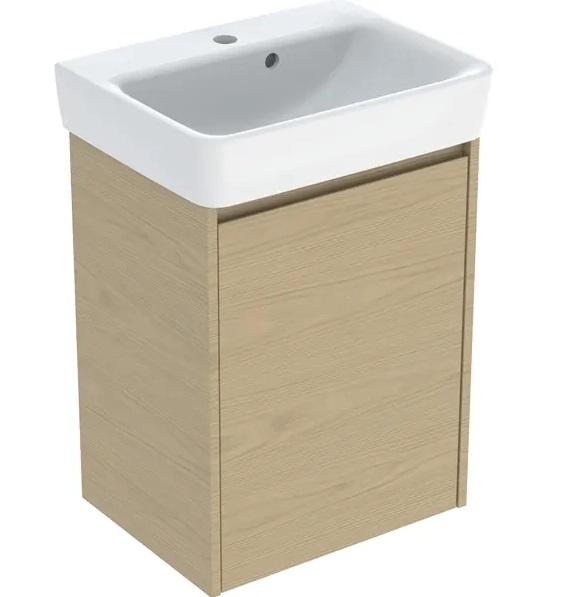 Тумба з раковиною Geberit Selnova Square 50х38 см ДСП дуб натуральний 504.132.PS.1
