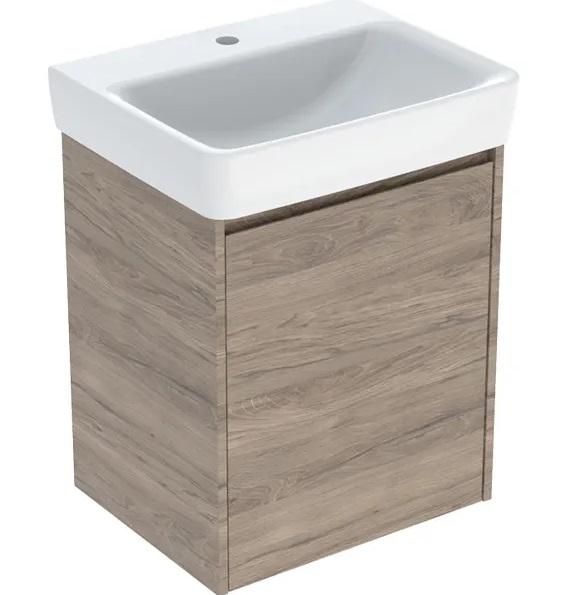 Тумба с раковиной Geberit Selnova Square 55х44 см ДСП орех гикори 504.133.JR.1