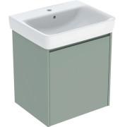 Тумба с раковиной Geberit Selnova Square 60х48 см ДСП зеленый шалфей матовый 504.134.IK.1