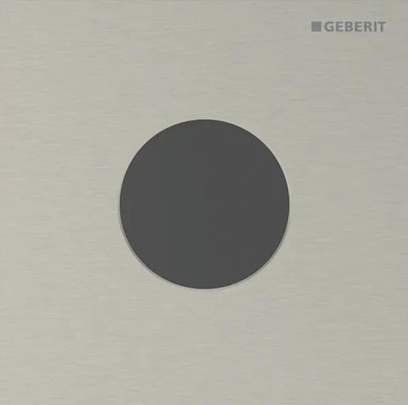 Система управления писсуаром Geberit Round с электронным запуском смыва никель матовый 116.034.ID.1