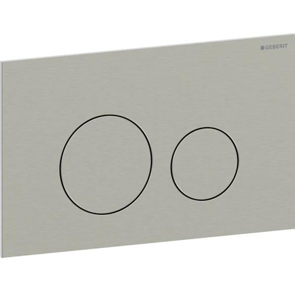 Кнопка смыва для унитаза Geberit Sigma40 двойной смыв никель матовый 115.628.ID.1