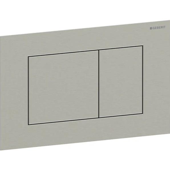 Кнопка змиву для унітазу Geberit Sigma40 подвійний змив нікель матовий 115.629.ID.1