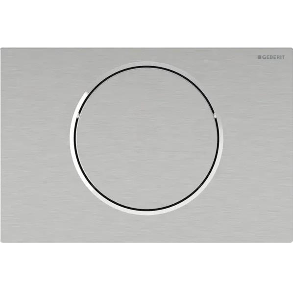 Кнопка смыва для унитаза Geberit Sigma с электронной системой управления смывом нержавеющая сталь матовая 115.705.SN.6