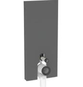 Система инсталляции для  напольного унитаза Geberit Monolith 114 см стекло черное матовое/алюминий черный хром 131.033.CD.5