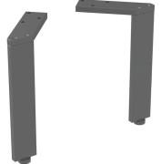 Комплект ножек для тумбы Geberit 22,5–23,3 см алюминий черный 502.330.16.1