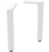 Комплект ножек для тумбы Geberit 26–26,8 см алюминий белый 500.658.01.1