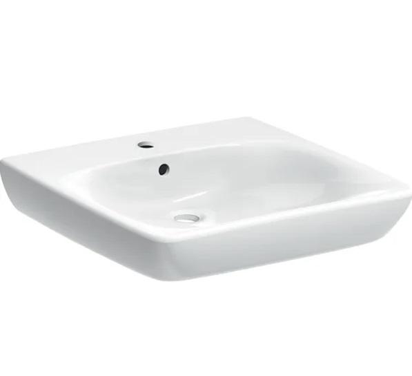 Раковина для ванної Geberit Selnova Comfort 60х55 см сантехнічний фарфор білий 502.769.00.7