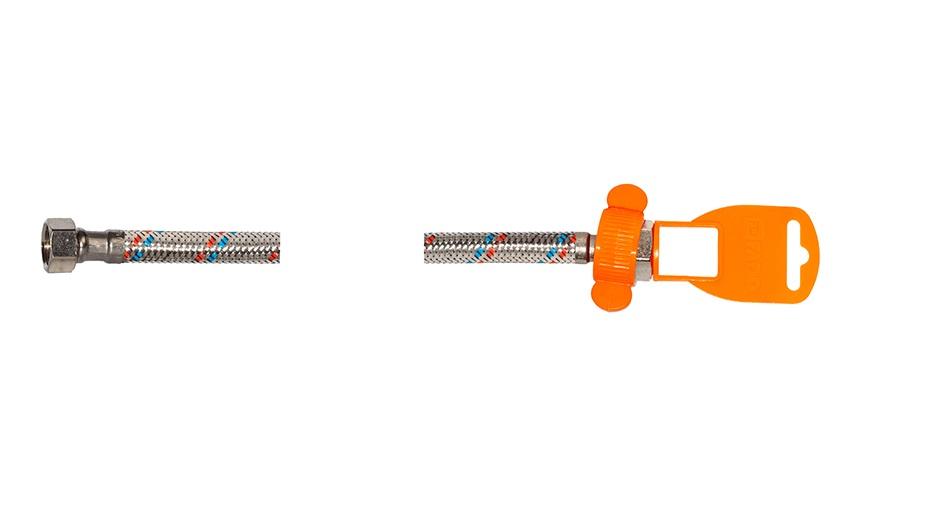 Шланг для води Fado Flex 60 см ½'' ВВ нержавіюча сталь ZNB60