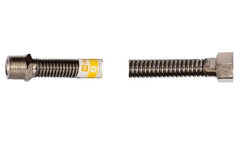 Шланг сильфонный для газа Fado Inox Gas 120 см ¾'' НВ нержавеющая сталь SGN120
