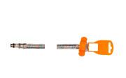 Шланг для підключення змішувача Fado Flex 40 см М10х⅜'' голка коротка нержавіюча сталь ZNKE40
