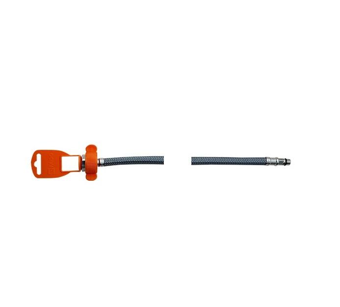 Шланг для подключения смесителя Fado Flex 150 см M10х ½'' игла короткая с PE оплеткой ZNKT150