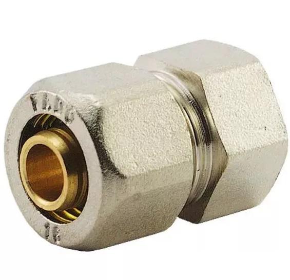 Муфта обтискна Fado Compress з внутрішнім різьбленням 32x1¼'' нікельована латунь RFM19