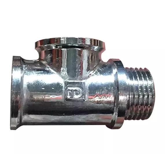 Трійник Fado Fitt Chrome ВВЗ ½'' латунь хром T31C