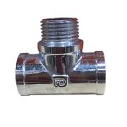 Тройник Fado Fitt Chrome ВНВ ½'' латунь хром T11C