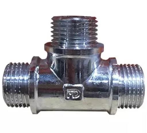 Тройник Fado Fitt Chrome ННН ½'' латунь хром T41C