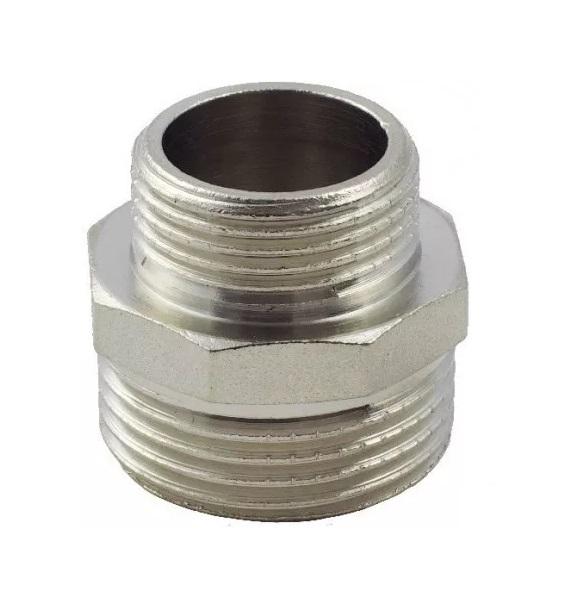 Ниппель редукционный Fado Fitt Nickel 1½''х1¼'' латунь никель N18