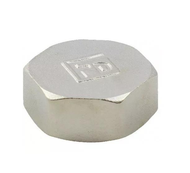 Заглушка Fado Fitt Nickel с внутренней резьбой ½'' латунь никель ZV01