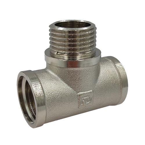 Тройник Fado Fitt Nickel ВНВ ½'' латунь никель T11