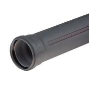 Труба каналізаційна Ostendorf HT Safe DN 125 мм 1000 мм поліпропілен 176040
