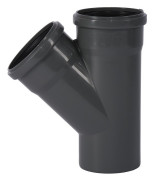 Тройник для внутренней канализации Ostendorf HT safe 45° DN 90/90 полипропилен 174200-05
