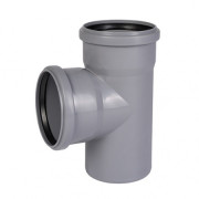 Тройник для внутренней канализации Ostendorf HT safe 87° DN 90/90 полипропилен 174400-05