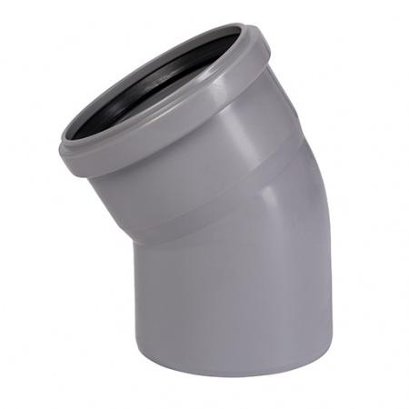 Отвод 30° для внутренней канализации Ostendorf HT safe DN 90 мм полипропилен 174110-05