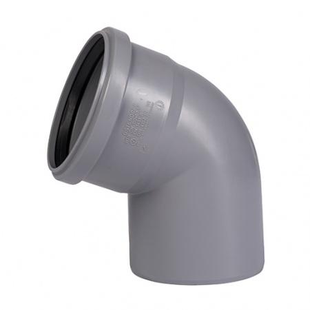 Отвод 67° для внутренней канализации Ostendorf HT safe DN 32 мм полипропилен 170130-05