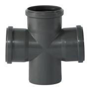 Крестовина Ostendorf HT safe 87° DN 110/110/110 полипропилен 175930-05