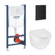 Система інсталяції Grohe Solido Even 4 в 1 із клавішею унітазом Kroner Harz та кришкою 38971966243KH49R