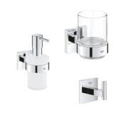 Набор аксессуаров для ванной комнаты Grohe Start Cube 3 в 1 хром BF40961SC