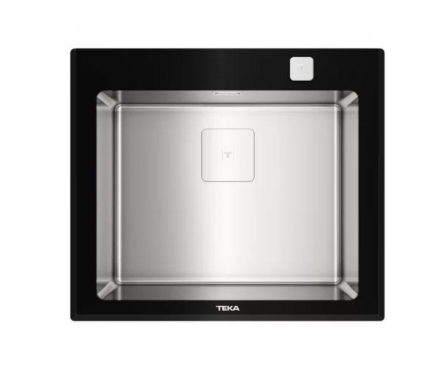 Мойка для кухни Teka Diamond RS15 1B 60х52 см нержавеющая сталь/черное стекло 115000075