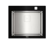 Мойка для кухни Teka Diamond RS15 1B 60х52 см нержавеющая сталь/черное стекло 115000075