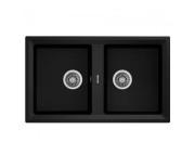 Мойка для кухни Teka Stone 90 B-TG 2B 86х51 см Tegranit Plus черный 115260010