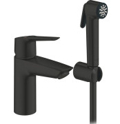 Смеситель для раковины Grohe Start S-Size с гигиеническим душем черный матовый 231232433
