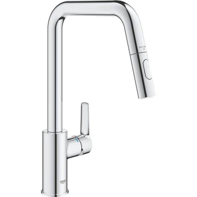 Смеситель для кухни Grohe Start однорычажный с выдвижной лейкой хром 30631000
