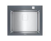 Мойка для кухни Teka Diamond RS15 1B 60х52 см нержавеющая сталь/стекло серый камень 115000076