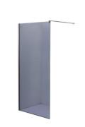 Душевая перегородка Diamond Premium 80х195 см серое стекло/профиль никель DP SCR-101(GR)