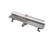 Желоб водосточный AlcaPlast APZ23 Fit and Go Wall с решеткой 850 мм нержавеющая сталь APZ23-DOUBLE9-850