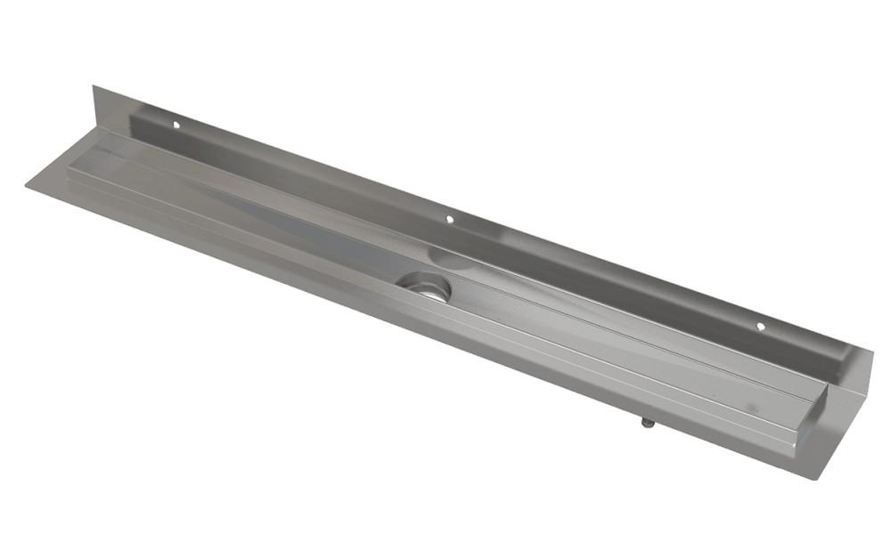 Желоб водосточный AlcaPlast APZ23 Modular Wall 950 мм нержавеющая сталь APZ23-950